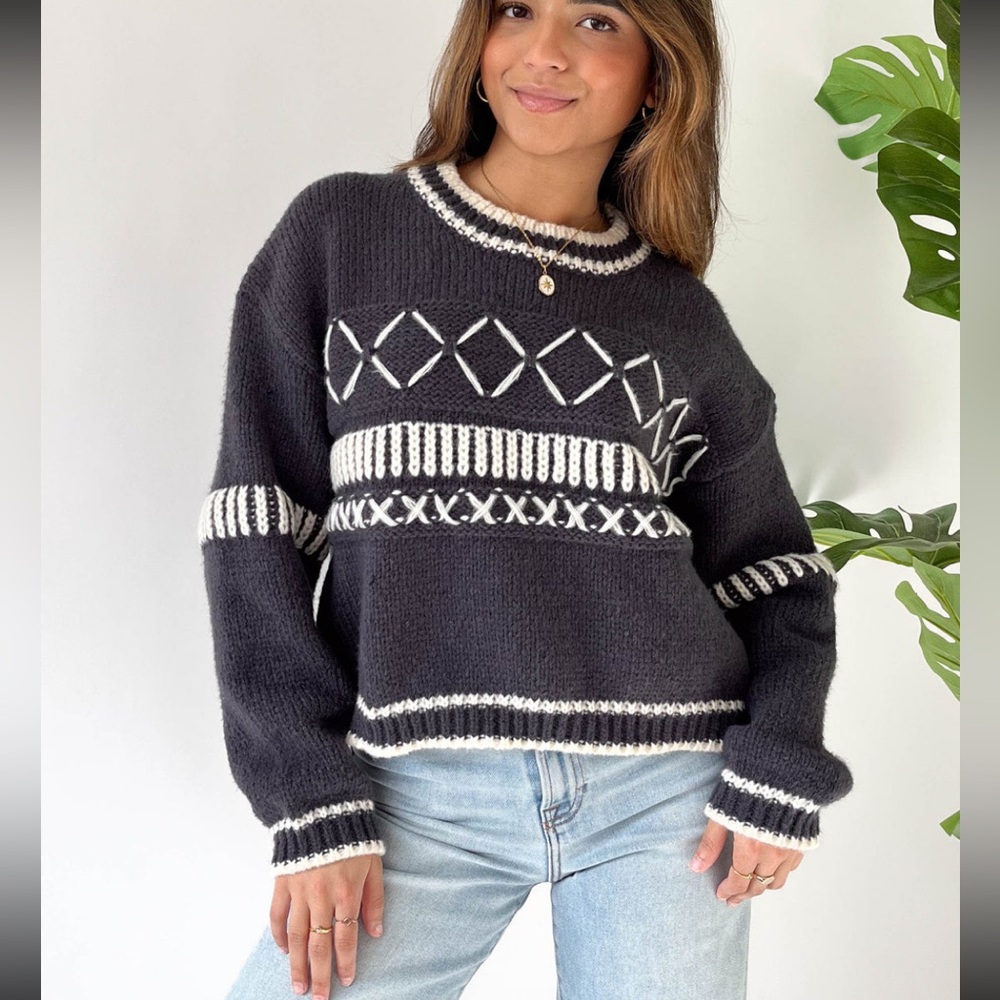 Lane 201 Grey bandit Rylan sweater